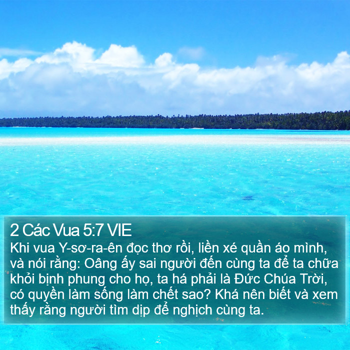 2 Các Vua 5:7 VIE Bible Study