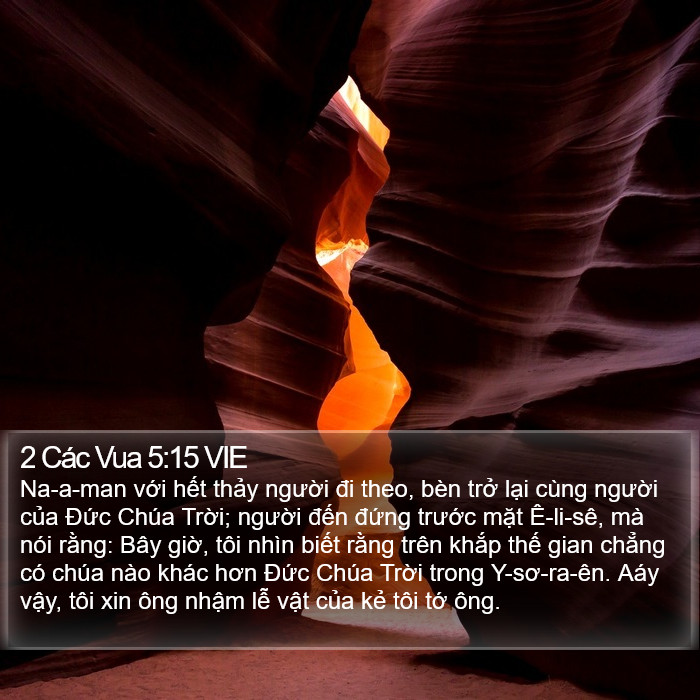 2 Các Vua 5:15 VIE Bible Study