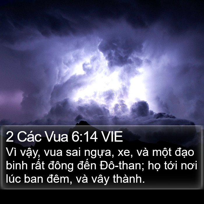 2 Các Vua 6:14 VIE Bible Study