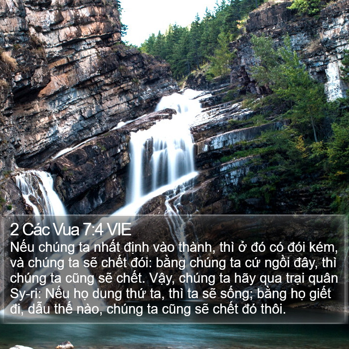 2 Các Vua 7:4 VIE Bible Study