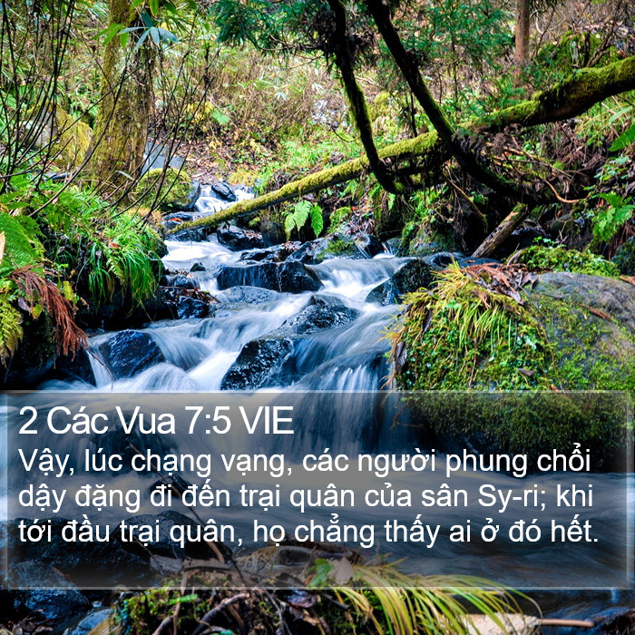 2 Các Vua 7:5 VIE Bible Study