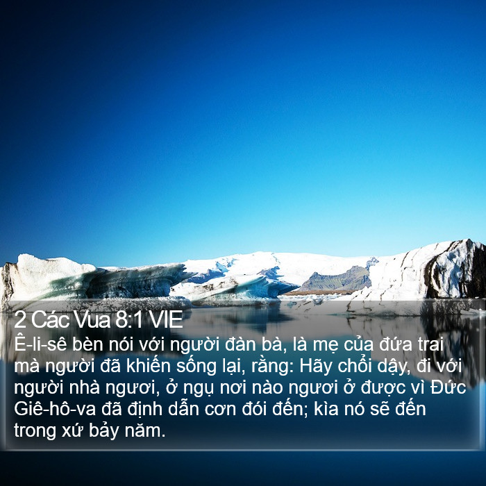 2 Các Vua 8:1 VIE Bible Study