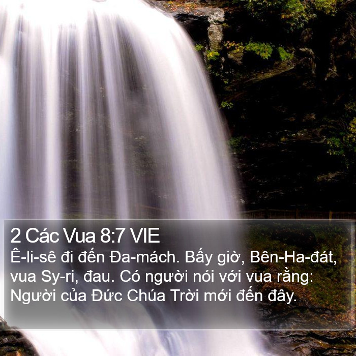 2 Các Vua 8:7 VIE Bible Study