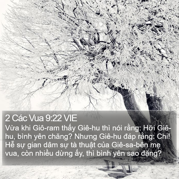 2 Các Vua 9:22 VIE Bible Study