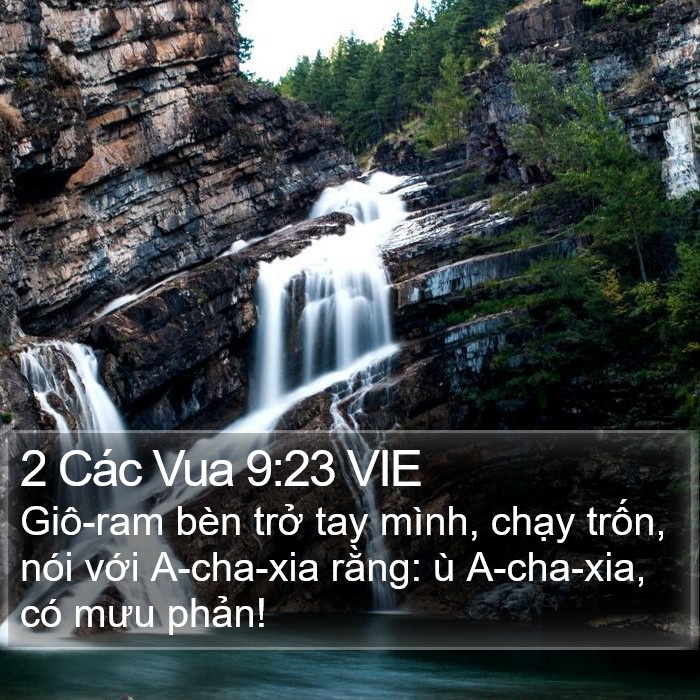 2 Các Vua 9:23 VIE Bible Study