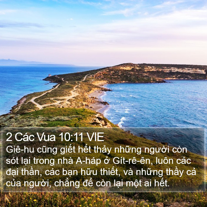 2 Các Vua 10:11 VIE Bible Study