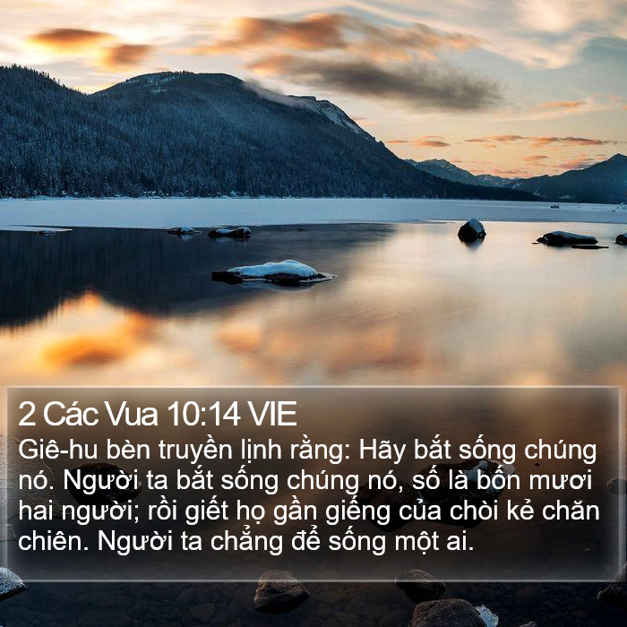2 Các Vua 10:14 VIE Bible Study