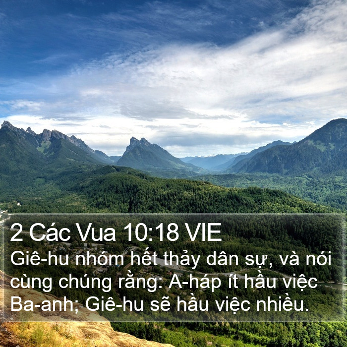 2 Các Vua 10:18 VIE Bible Study