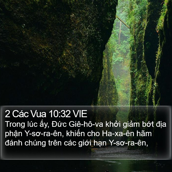 2 Các Vua 10:32 VIE Bible Study