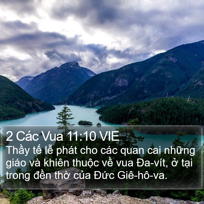 2 Các Vua 11:10 VIE Bible Study