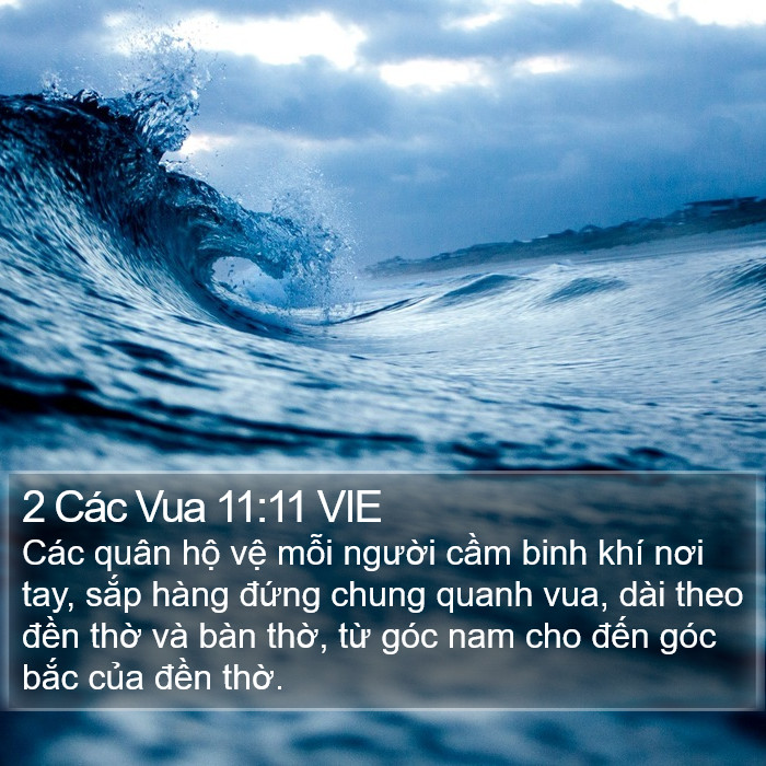 2 Các Vua 11:11 VIE Bible Study