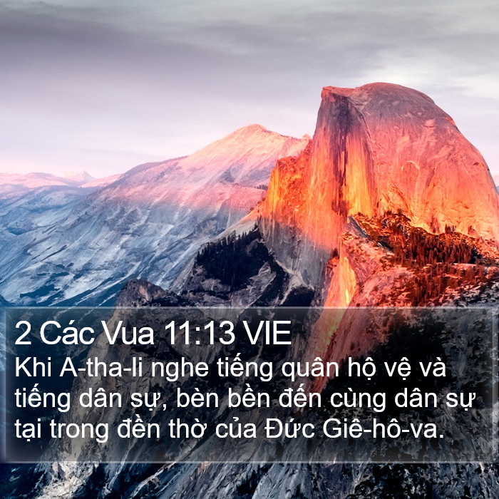 2 Các Vua 11:13 VIE Bible Study