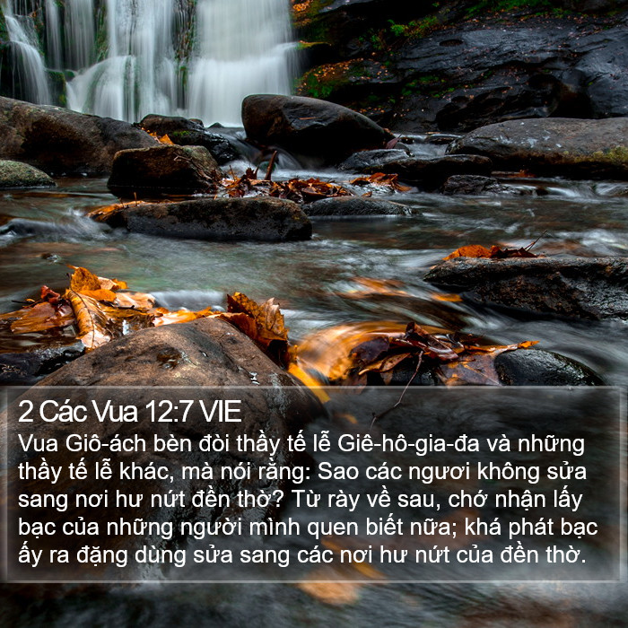 2 Các Vua 12:7 VIE Bible Study