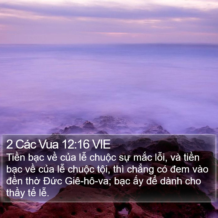 2 Các Vua 12:16 VIE Bible Study