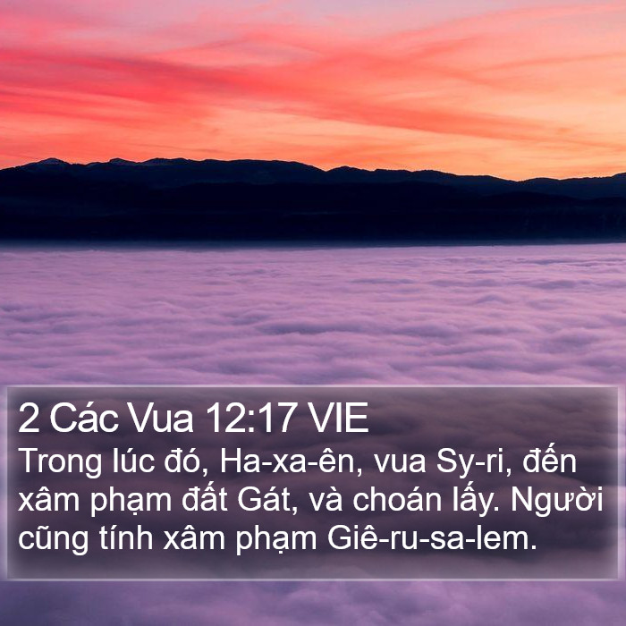 2 Các Vua 12:17 VIE Bible Study