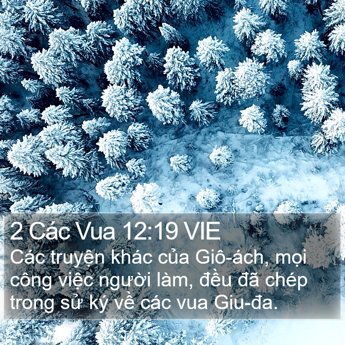 2 Các Vua 12:19 VIE Bible Study