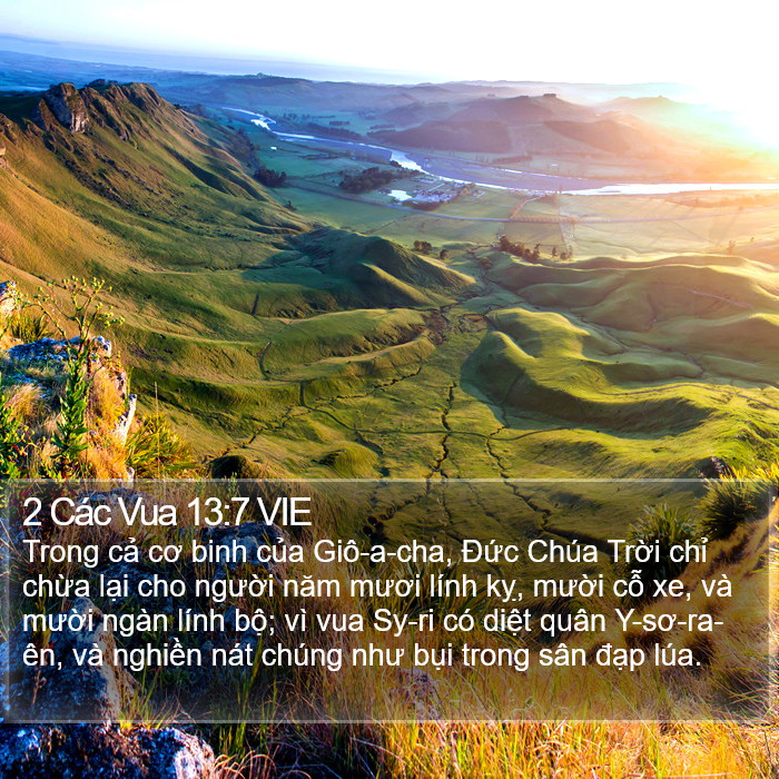 2 Các Vua 13:7 VIE Bible Study