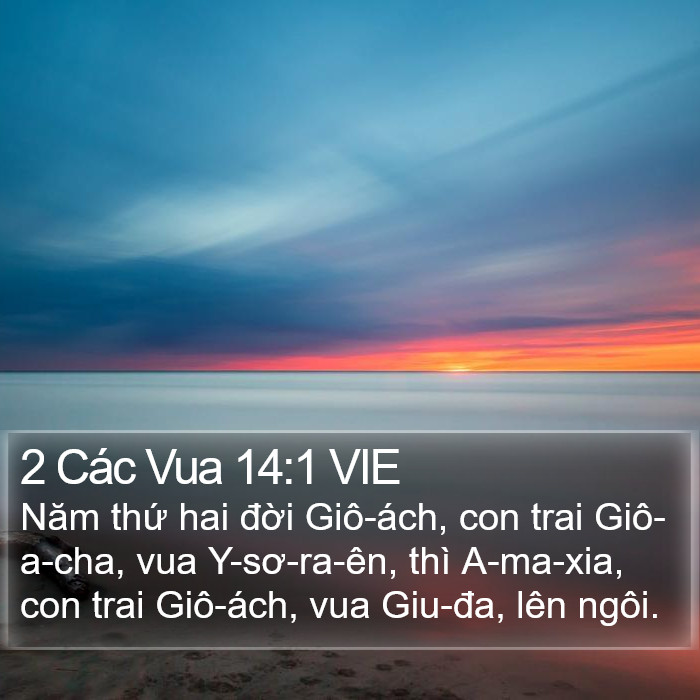 2 Các Vua 14:1 VIE Bible Study