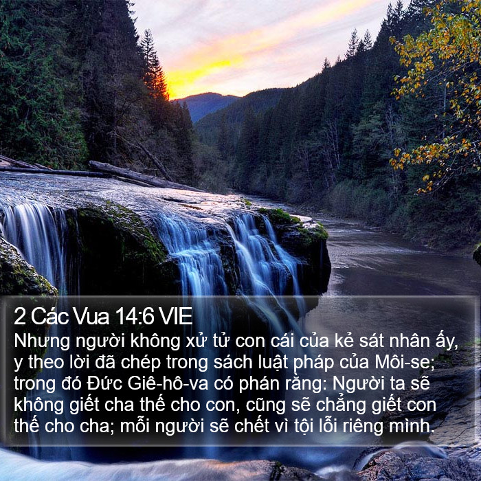 2 Các Vua 14:6 VIE Bible Study