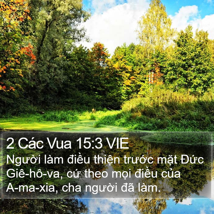 2 Các Vua 15:3 VIE Bible Study