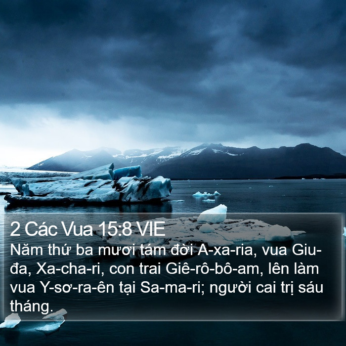 2 Các Vua 15:8 VIE Bible Study