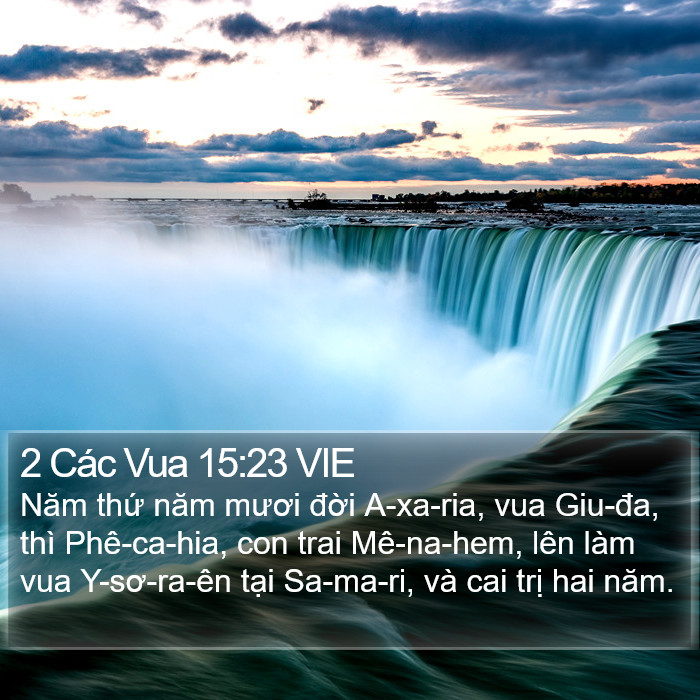 2 Các Vua 15:23 VIE Bible Study