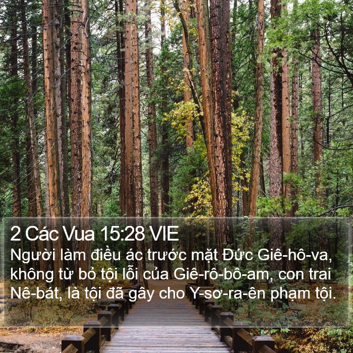 2 Các Vua 15:28 VIE Bible Study