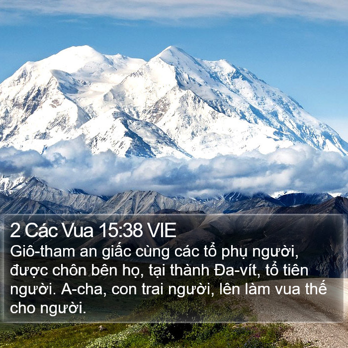 2 Các Vua 15:38 VIE Bible Study