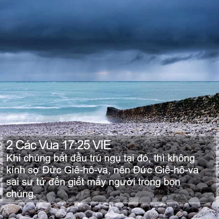2 Các Vua 17:25 VIE Bible Study