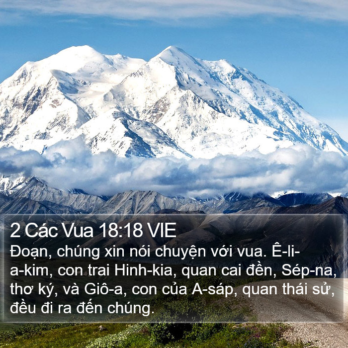 2 Các Vua 18:18 VIE Bible Study