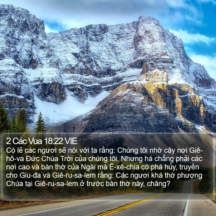 2 Các Vua 18:22 VIE Bible Study