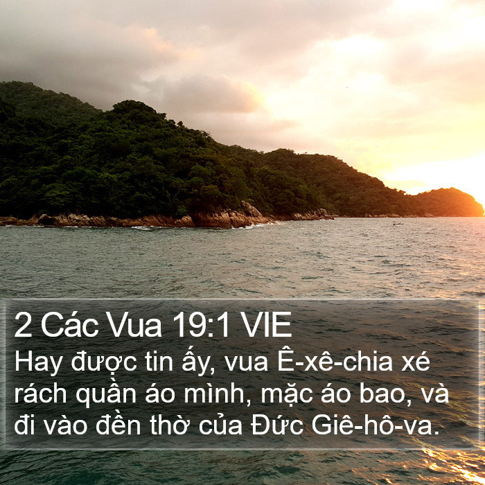 2 Các Vua 19:1 VIE Bible Study