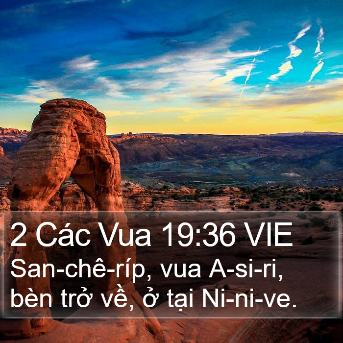 2 Các Vua 19:36 VIE Bible Study