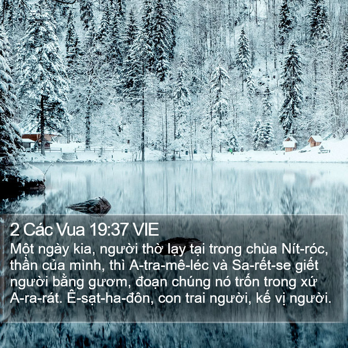 2 Các Vua 19:37 VIE Bible Study