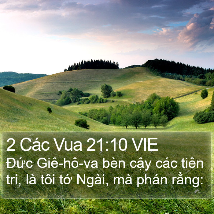 2 Các Vua 21:10 VIE Bible Study