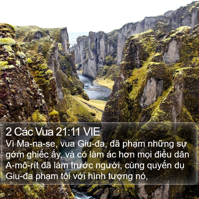 2 Các Vua 21:11 VIE Bible Study