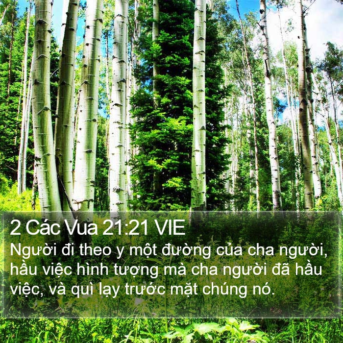 2 Các Vua 21:21 VIE Bible Study