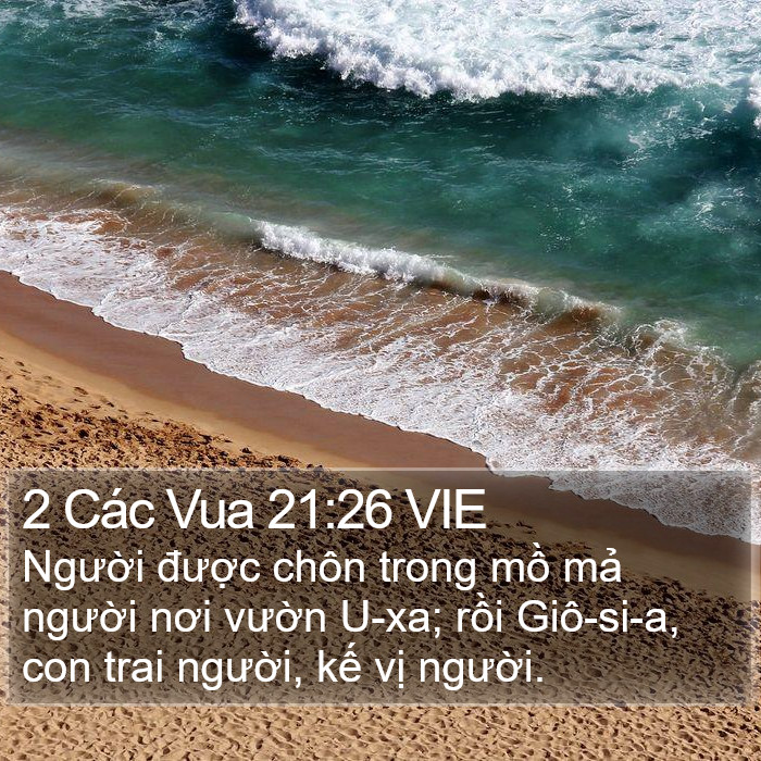 2 Các Vua 21:26 VIE Bible Study