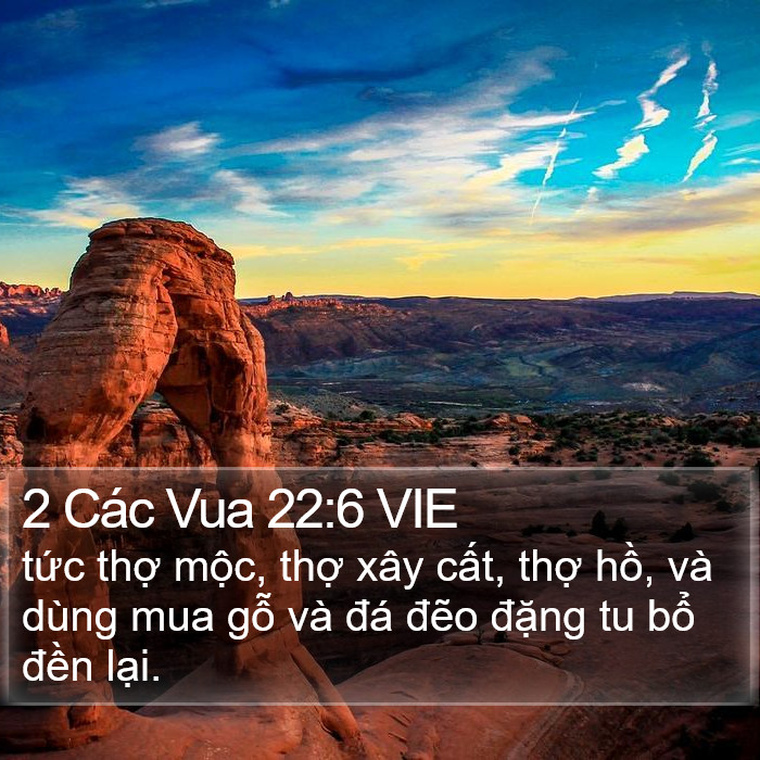 2 Các Vua 22:6 VIE Bible Study