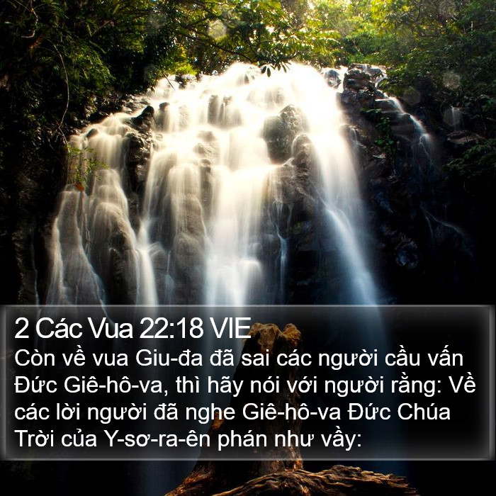 2 Các Vua 22:18 VIE Bible Study