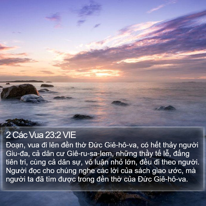 2 Các Vua 23:2 VIE Bible Study
