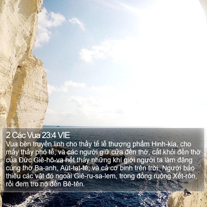2 Các Vua 23:4 VIE Bible Study