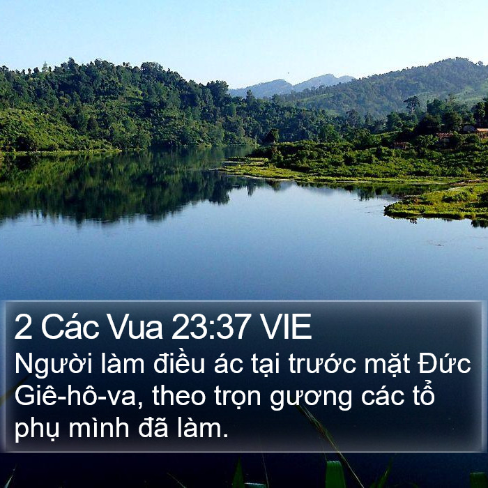 2 Các Vua 23:37 VIE Bible Study