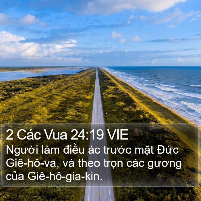 2 Các Vua 24:19 VIE Bible Study