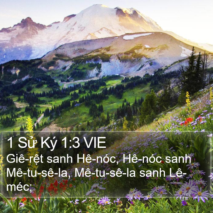 1 Sử Ký 1:3 VIE Bible Study