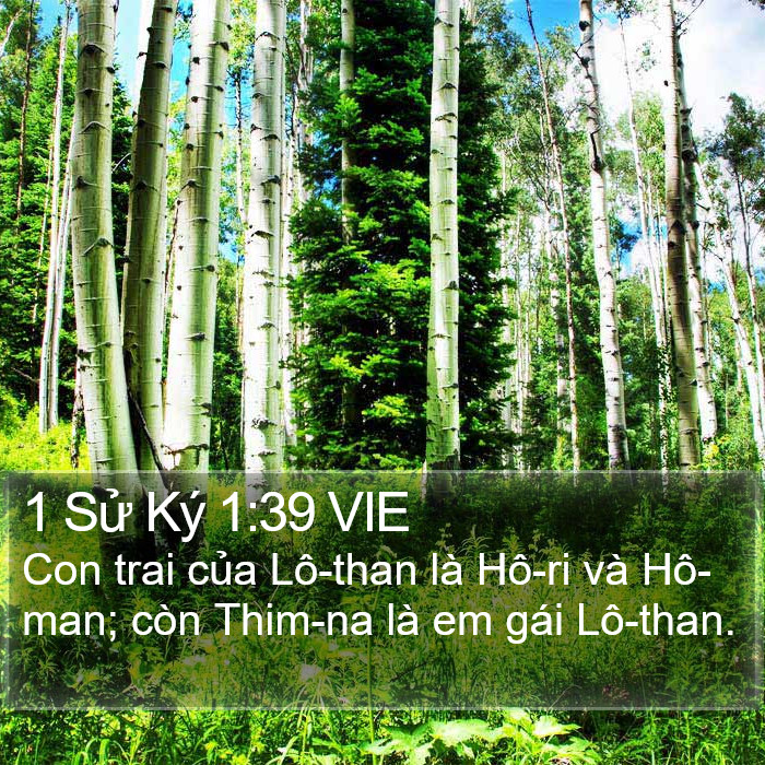 1 Sử Ký 1:39 VIE Bible Study