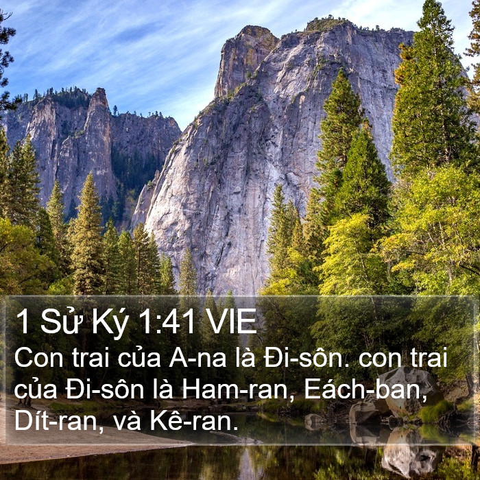 1 Sử Ký 1:41 VIE Bible Study