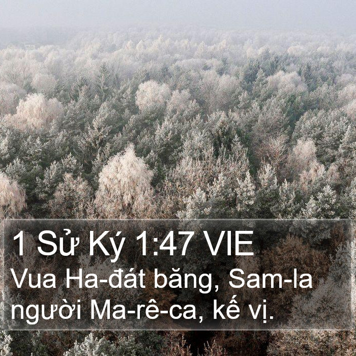 1 Sử Ký 1:47 VIE Bible Study