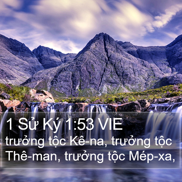 1 Sử Ký 1:53 VIE Bible Study