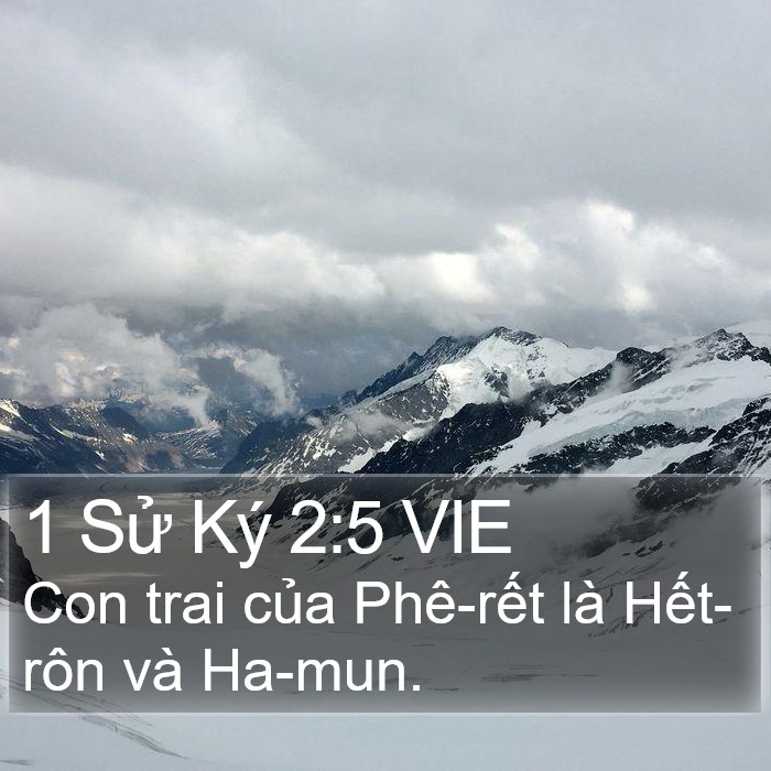 1 Sử Ký 2:5 VIE Bible Study